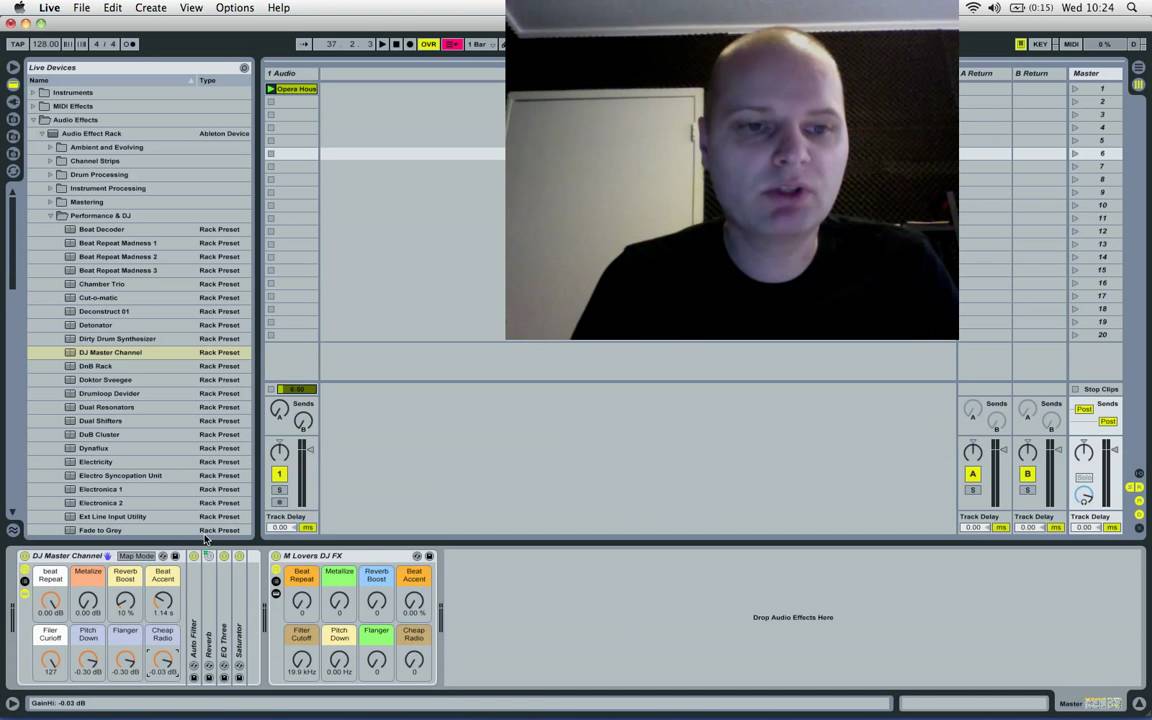 Making Ableton DJ effects rack- M Lovers DJ FX rack -Part 1