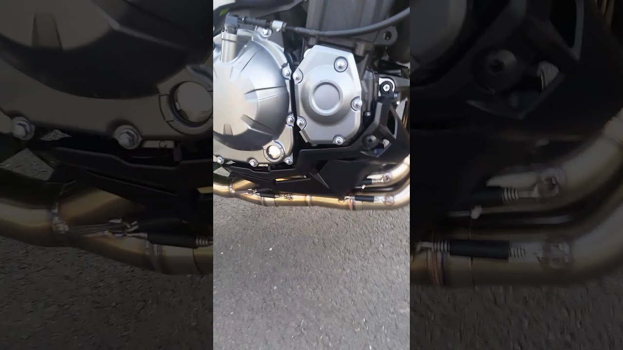 Z900 ligne arrow et pot pro race titane avec chicane