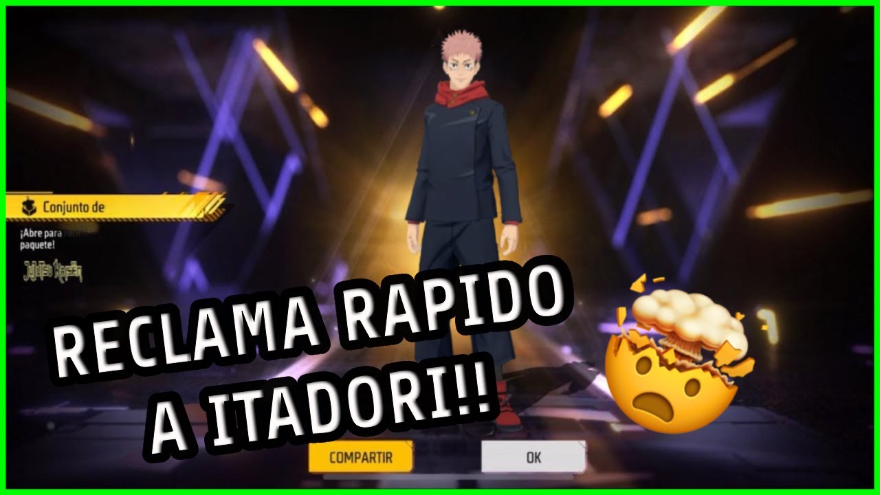 🔥 RECLAMA A ITADORI YA! NADIE LO SABÍA! MÉTODO RÁPIDO PARA OBTENER A ITADORI  FF latam