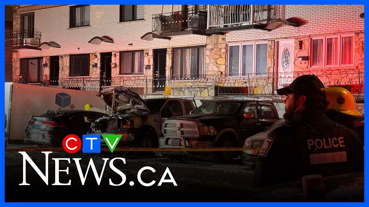 Vehicles torched in Saint-Leonard, police arson squad investigating
