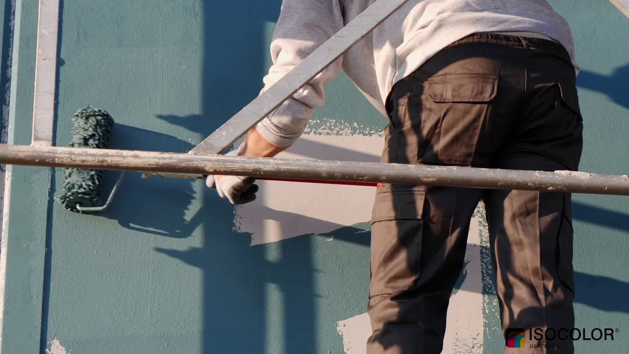 Pittura autopulente per esterni Iso Siloxan.--- Self-cleaning Iso Siloxan exterior paint.