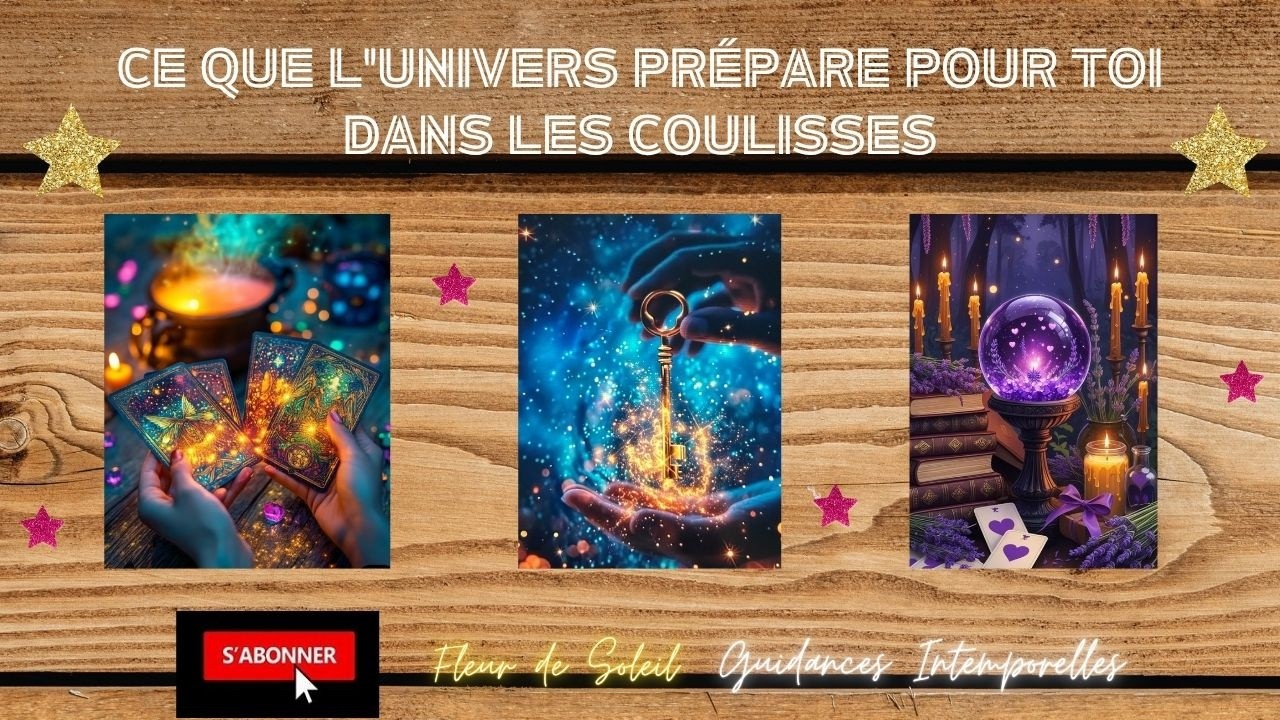 CE QUE L'UNIVERS PREPARE POUR TOI DANS LES COULISSES !! Guidance Intemporelle &agrave; 3 choix