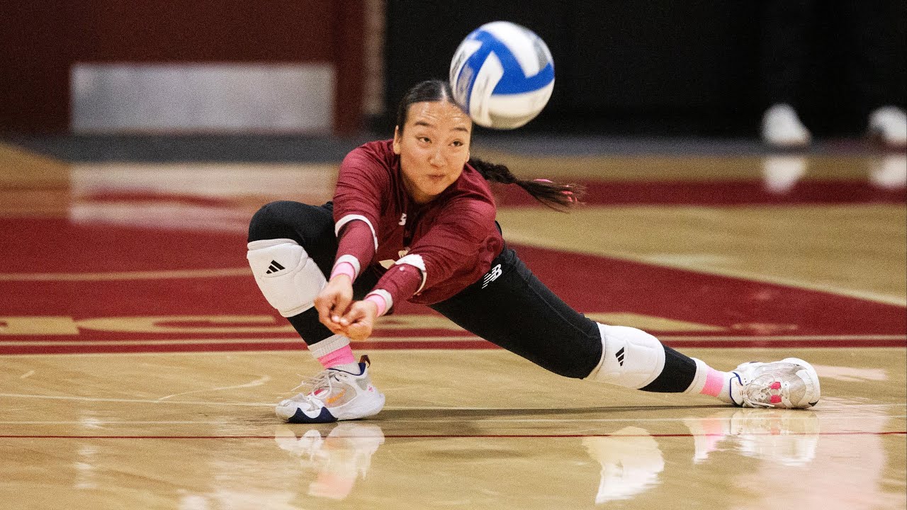 2025 Bates volleyball vs. Bowdoin Highlights