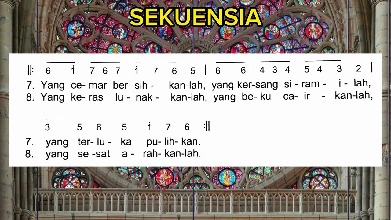 Madah Pentakosta, Sekuensia