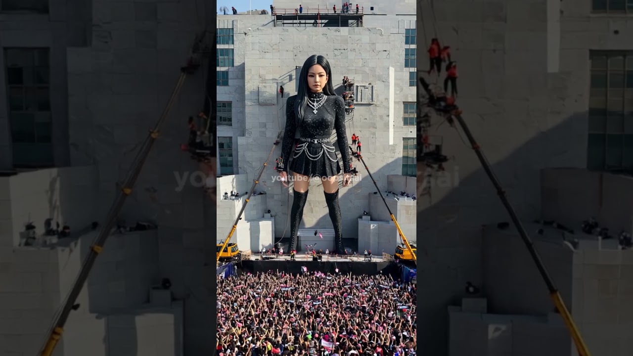 They Built a 300ft Jennie Statue in Korea | BLACKPINK Fans Shocked | AI Fan-Made