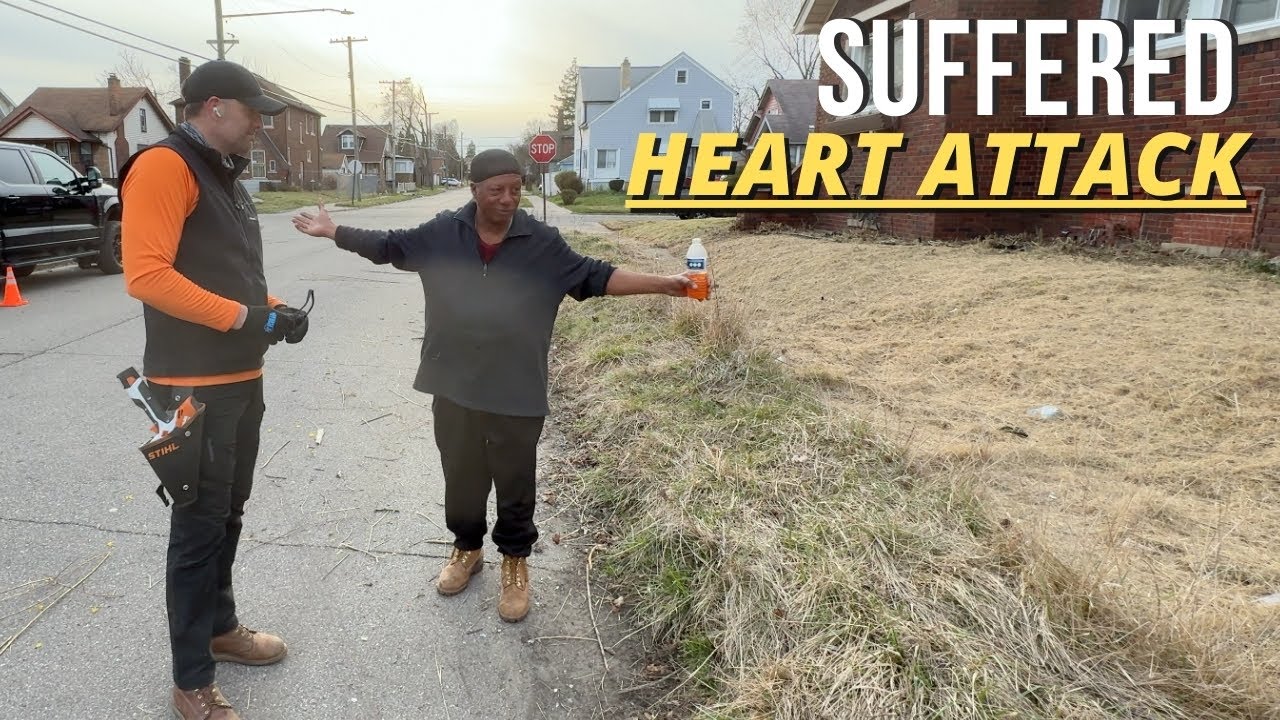 Man had HEART ATTACK while cutting his OVERGROWN property