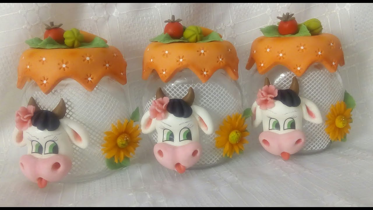 CONJUNTO DE POTES  VAQUINHA,PARTE 1