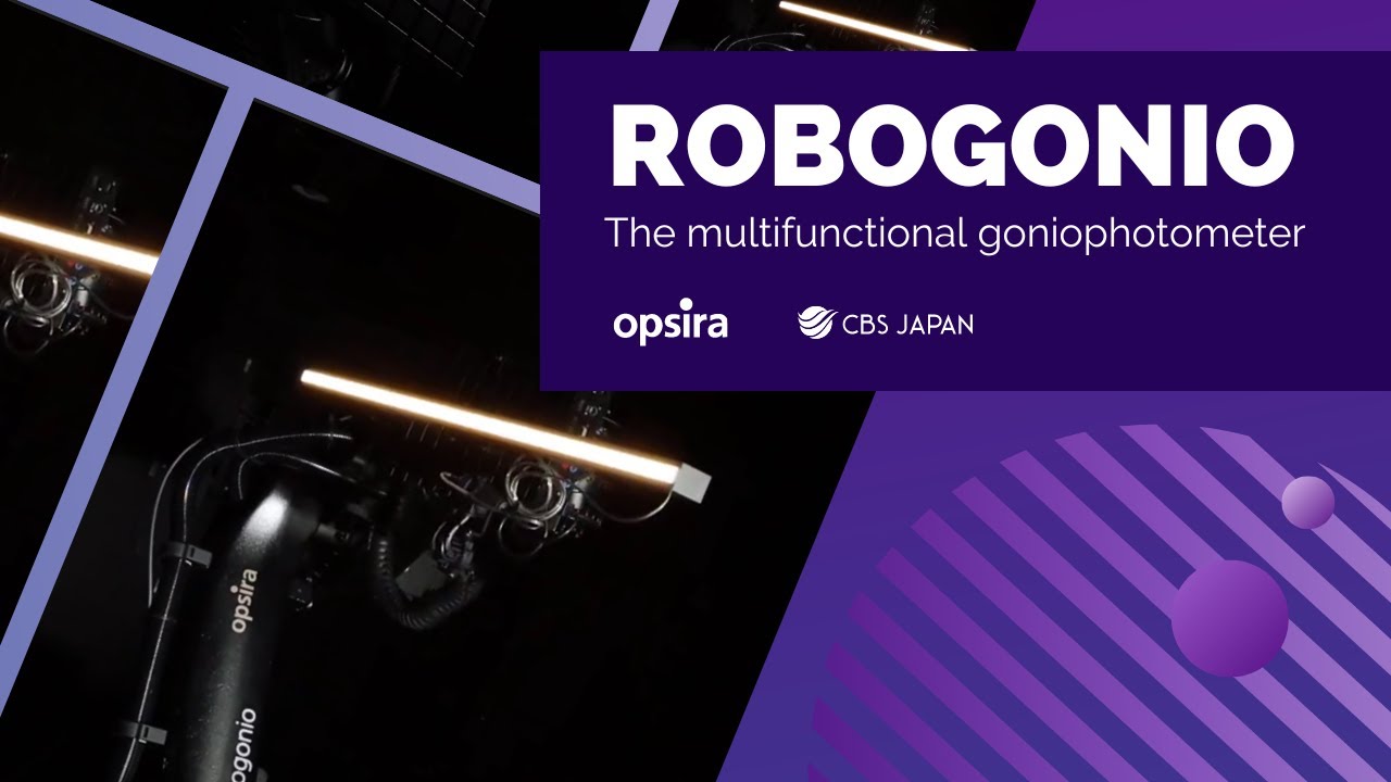 Robogonio | The multifunctional goniophotometer machine | CBS Japan