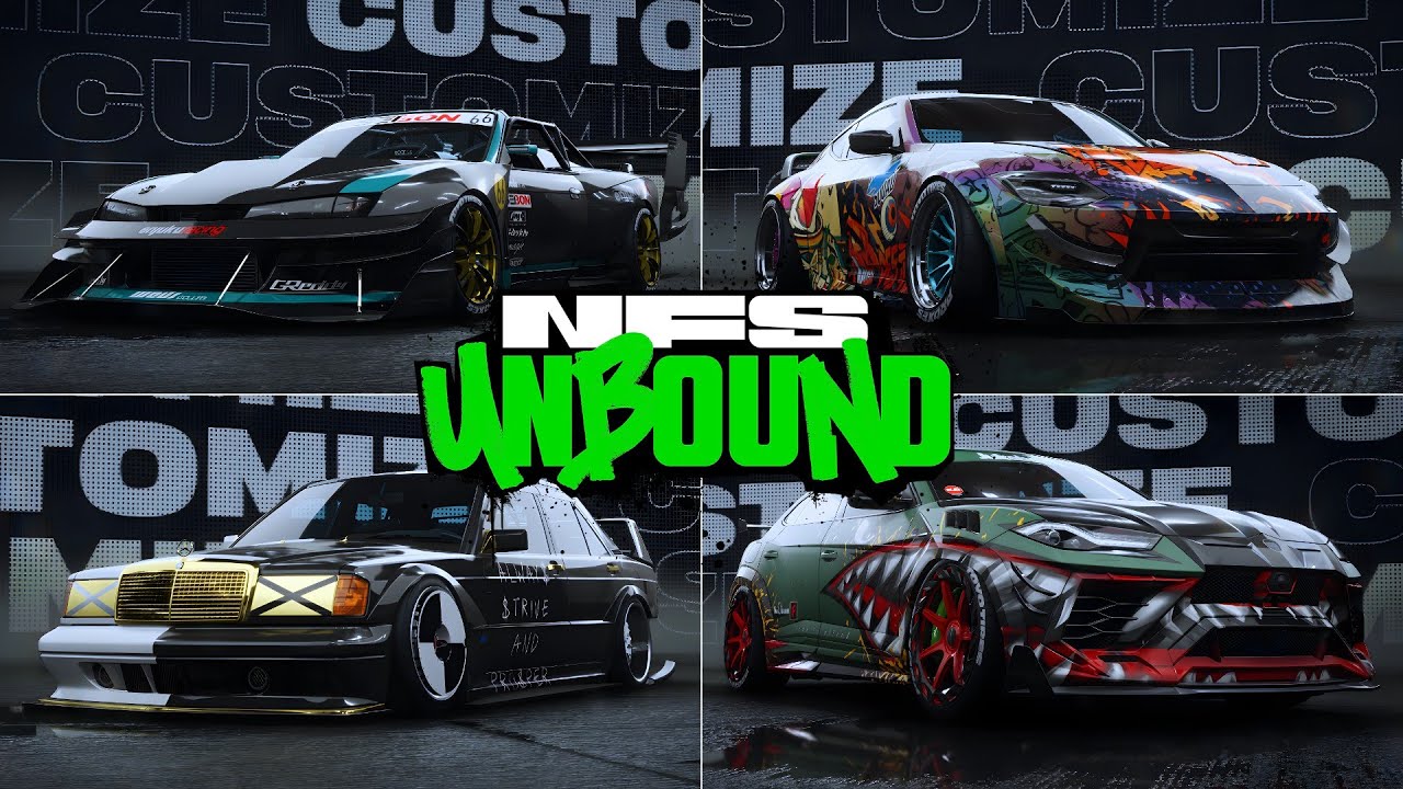 All CHARACTER'S CARS In NFS UNBOUND