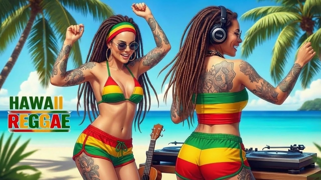 🌞 Hawaiian Reggae Paradise – Tropical Chill Beats for Joyful Days 🌴