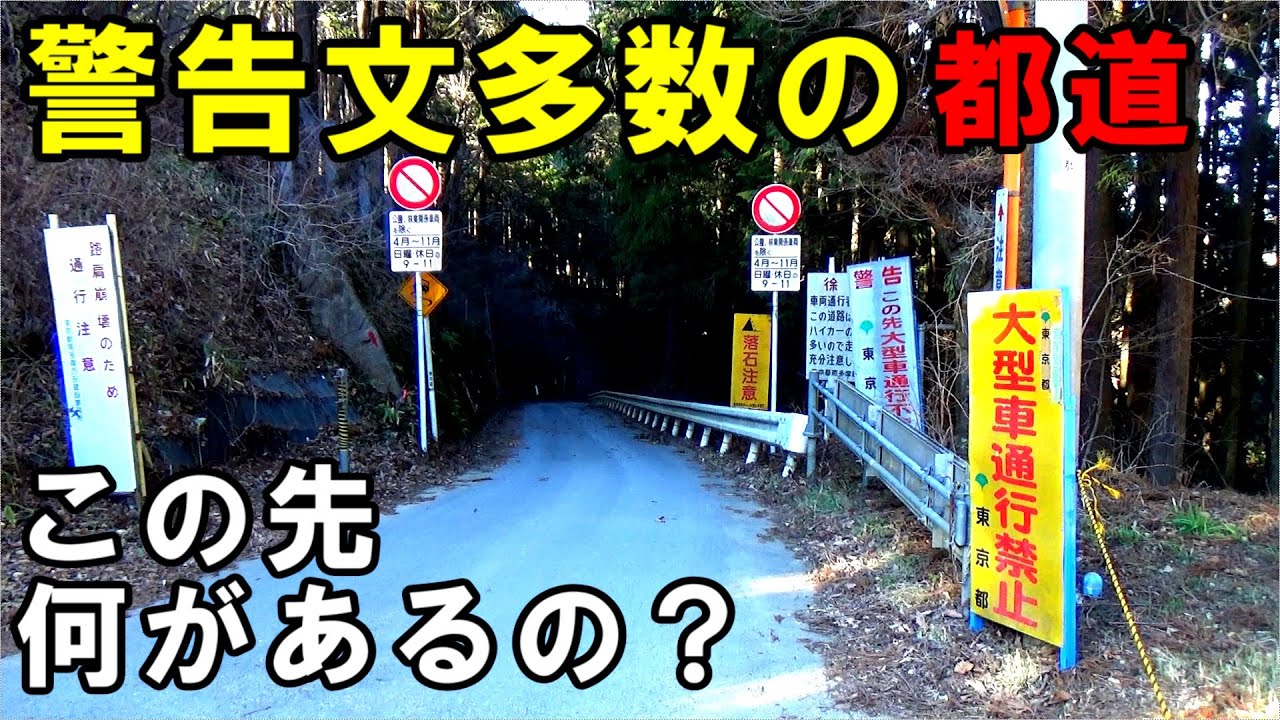 【険道・吐道】すれ違い不可？最強の呼び声高い陣馬街道こと521号線はこのような道です