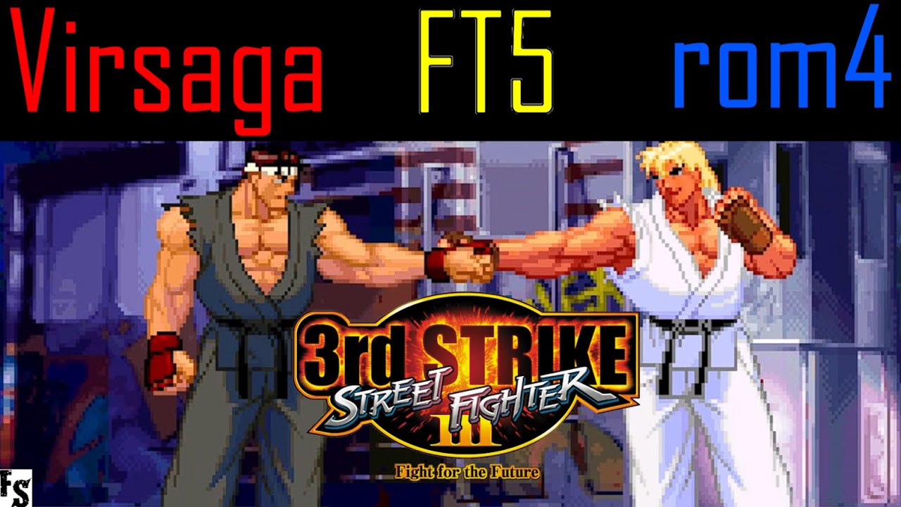 Street Fighter III: Third Strike - Virsaga [Ryu] vs rom4 [Ken] (Fightcade FT5)