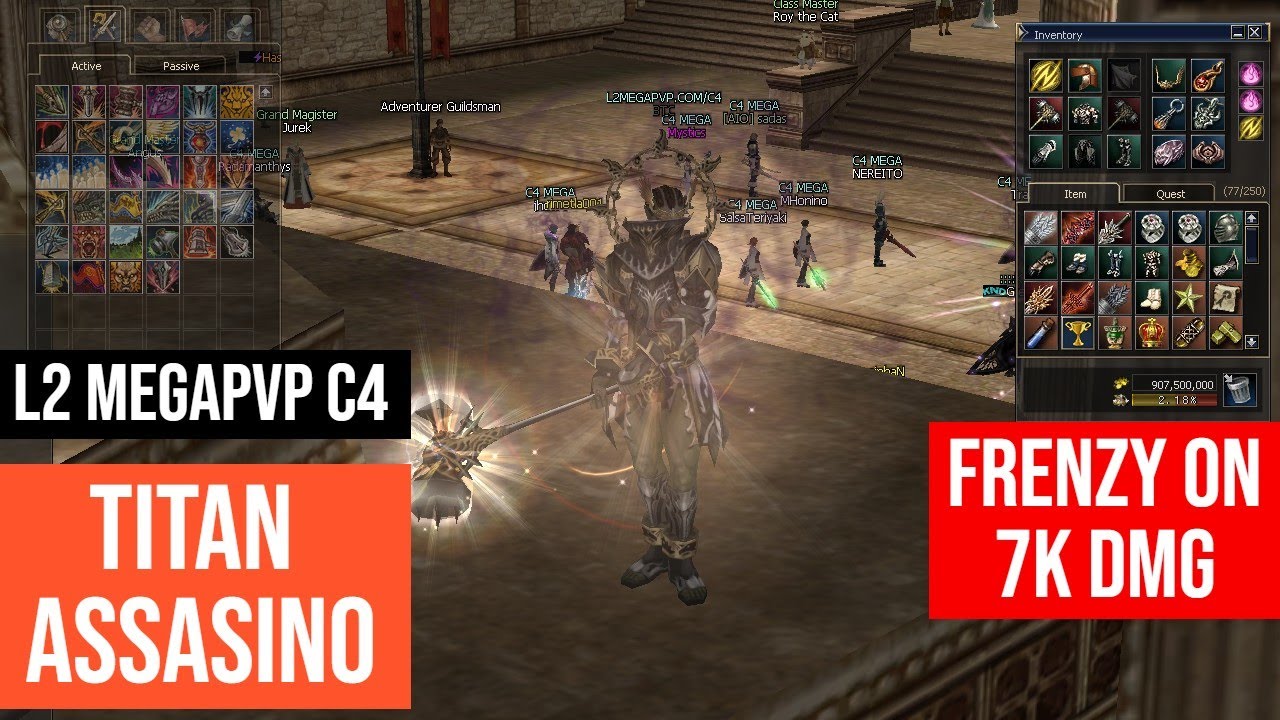 L2 MEGA PVP C4 - O TITAN ASSASINO LINEAGE 2 C4 PVP SERVER