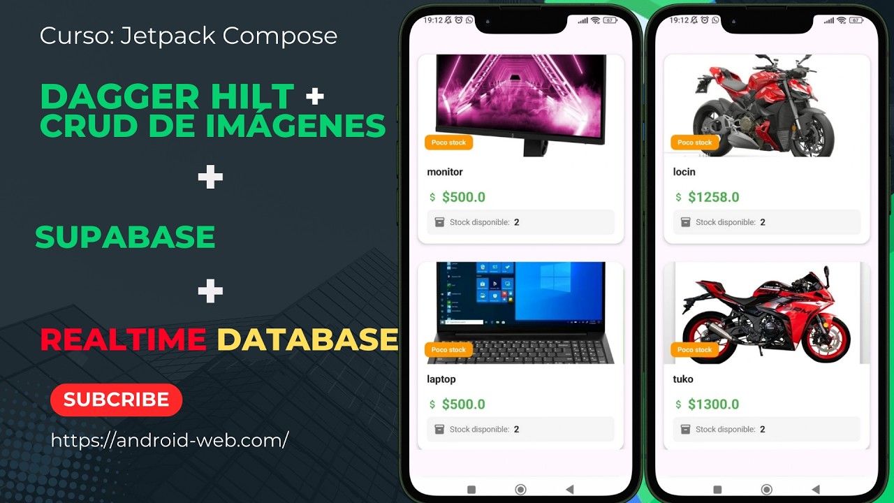07_Dagger Hilt  + Supabase: Jetpack Compose