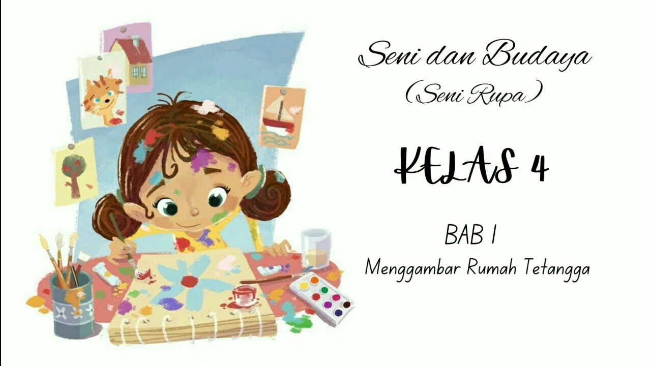 #senibudaya #senirupa #kelas4 Seni dan Budaya Kelas 4 Bab 1 - Menggambar Rumah Tetangga