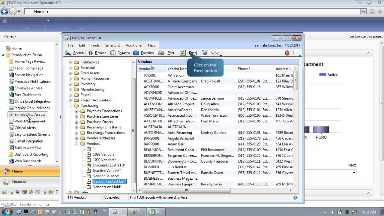 Microsoft Dynamics GP Overview Demo