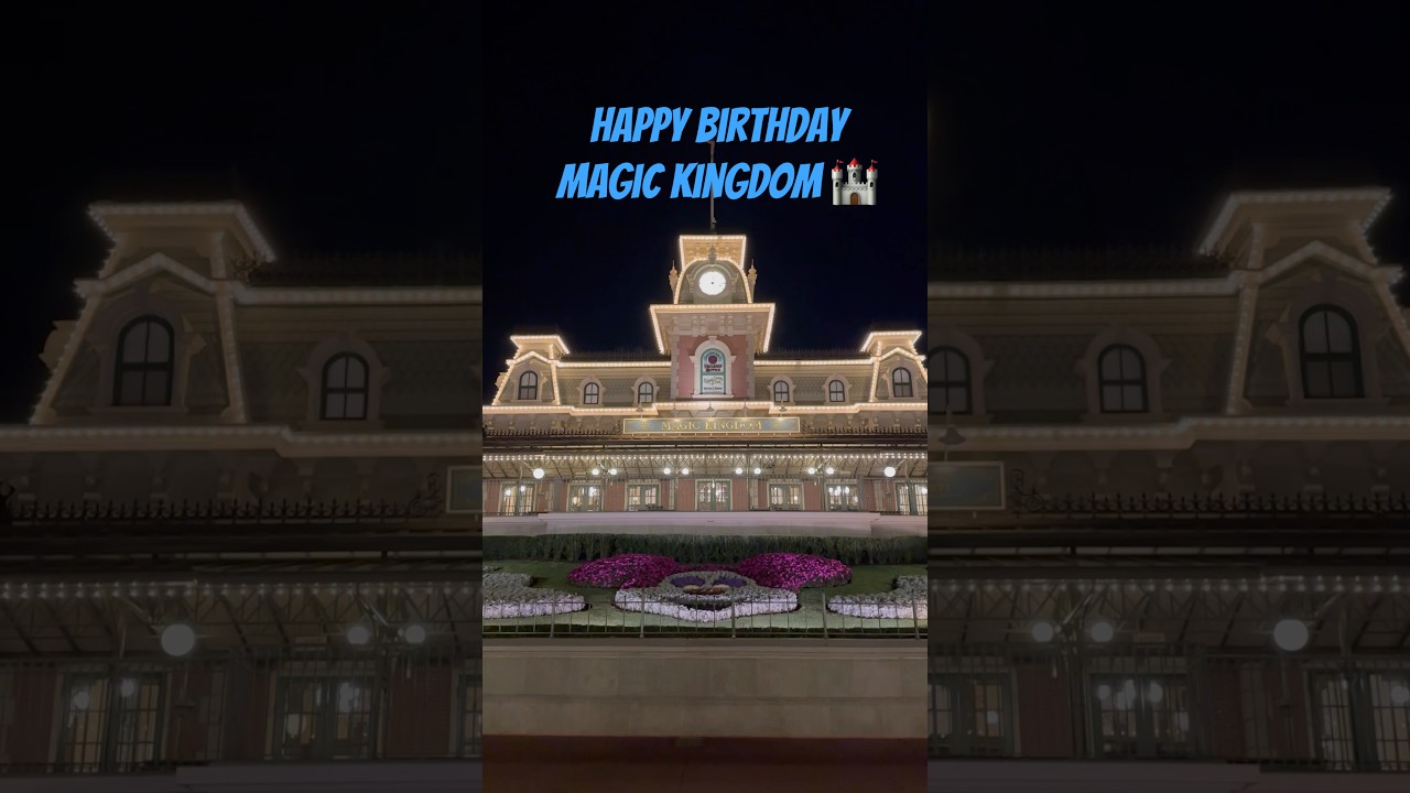 Happy Bday Magic Kingdom! 🏰 #disney