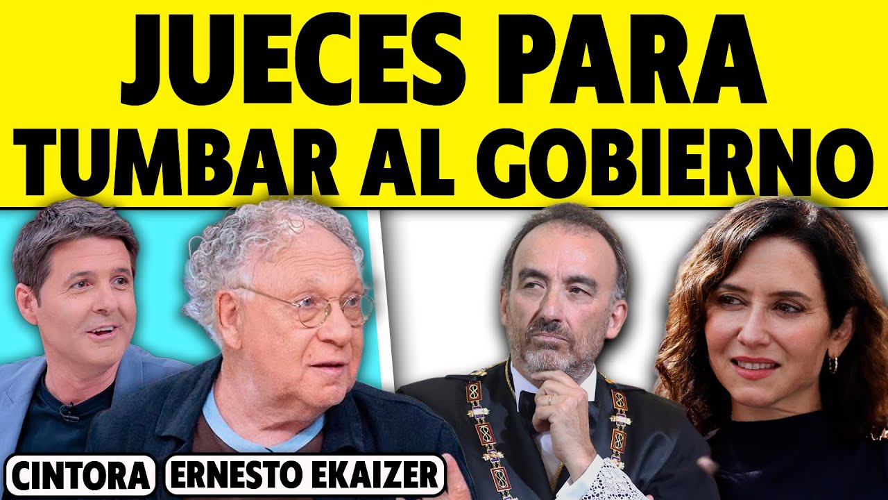 OPERACI&Oacute;N EN MARCHA. AYUSO, AMADOR, FISCAL GENERAL... CINTORA CON EKAIZER