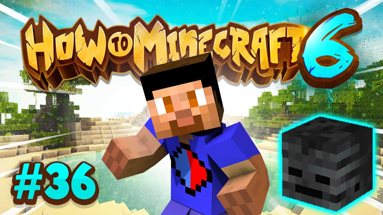 GOLD MINING & WITHER SKULL HUNTING! - How To Minecraft #36 (Season 6)