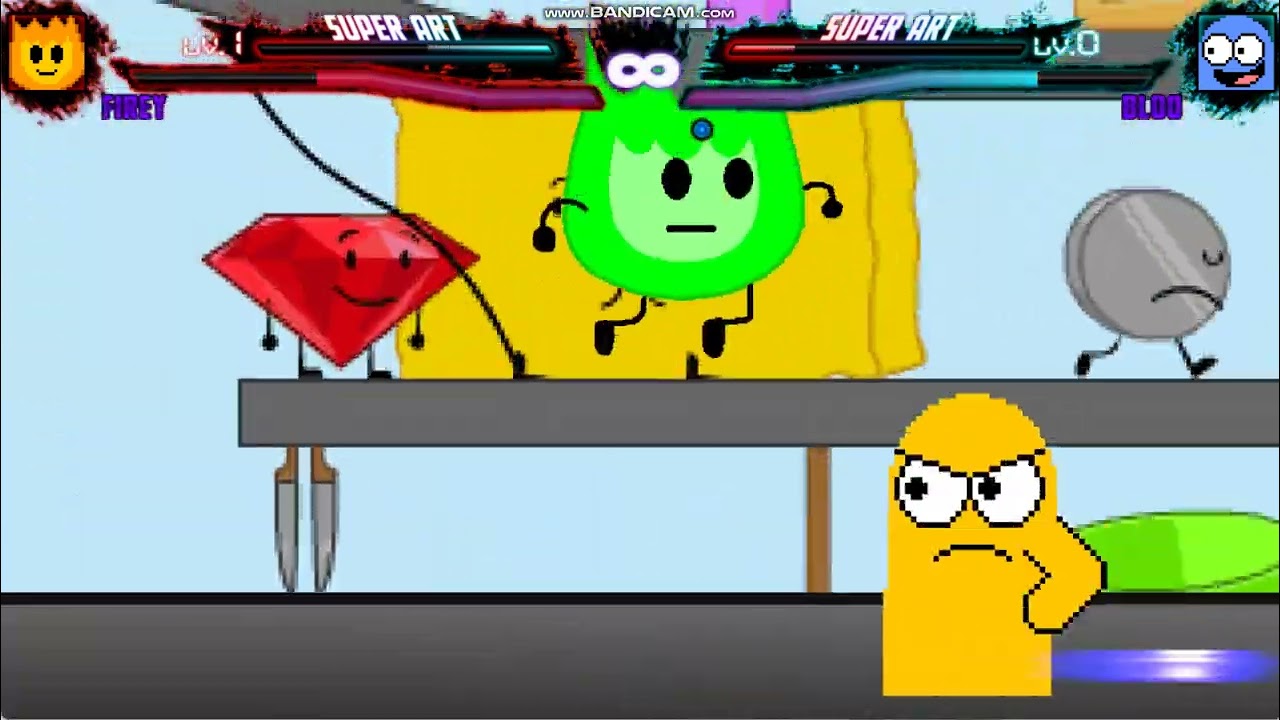 LG618 MUGEN Request: Firey Vs Bloo