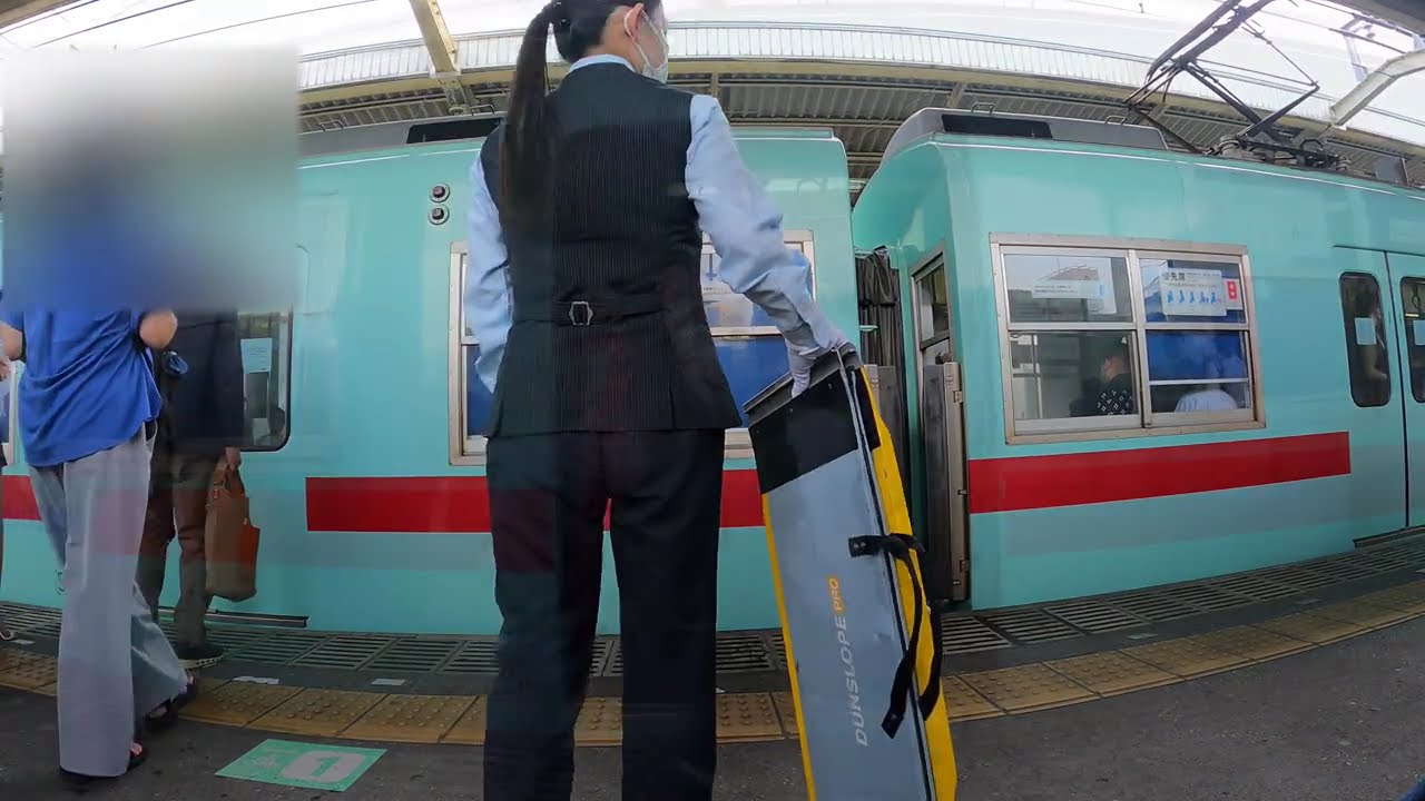 西鉄電車 西鉄大牟田線 西鉄久留米→薬院　車椅子