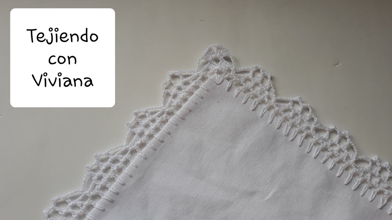 Orilla #53 tejida a gancho crochet