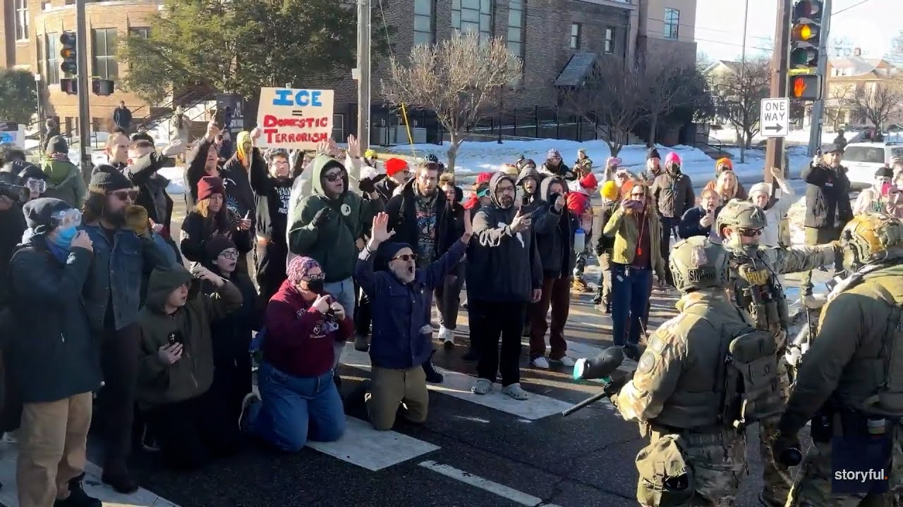 ICE agents detain Minneapolis protesters amid tense confrontations after Renee Good killing