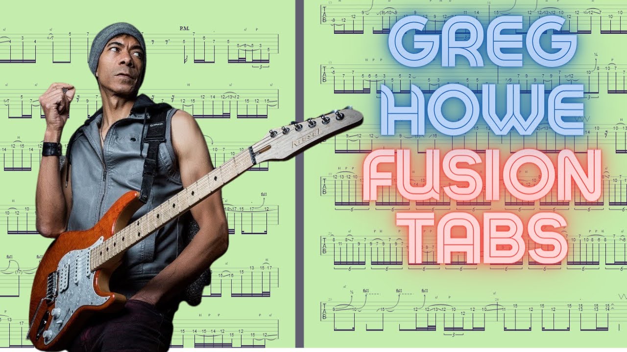 Learn Greg Howe Fusion Super Shred - Animated Tabs