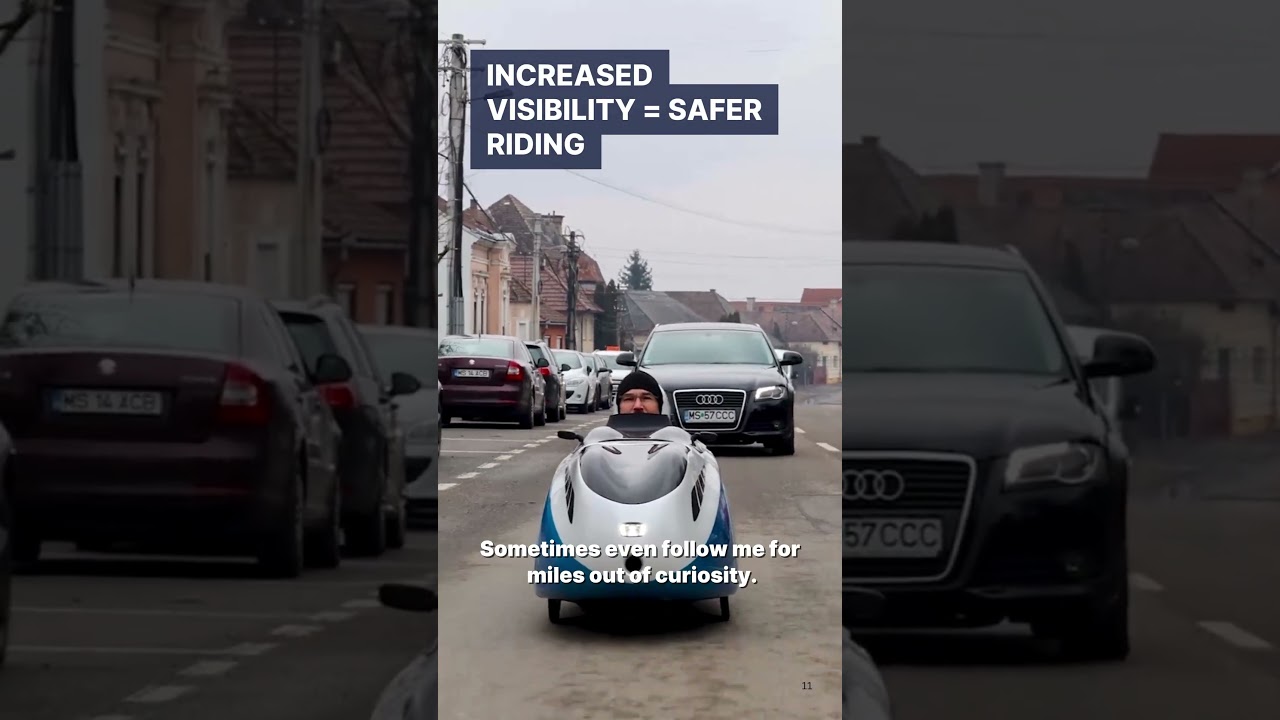 Deer Crush with a velomobile