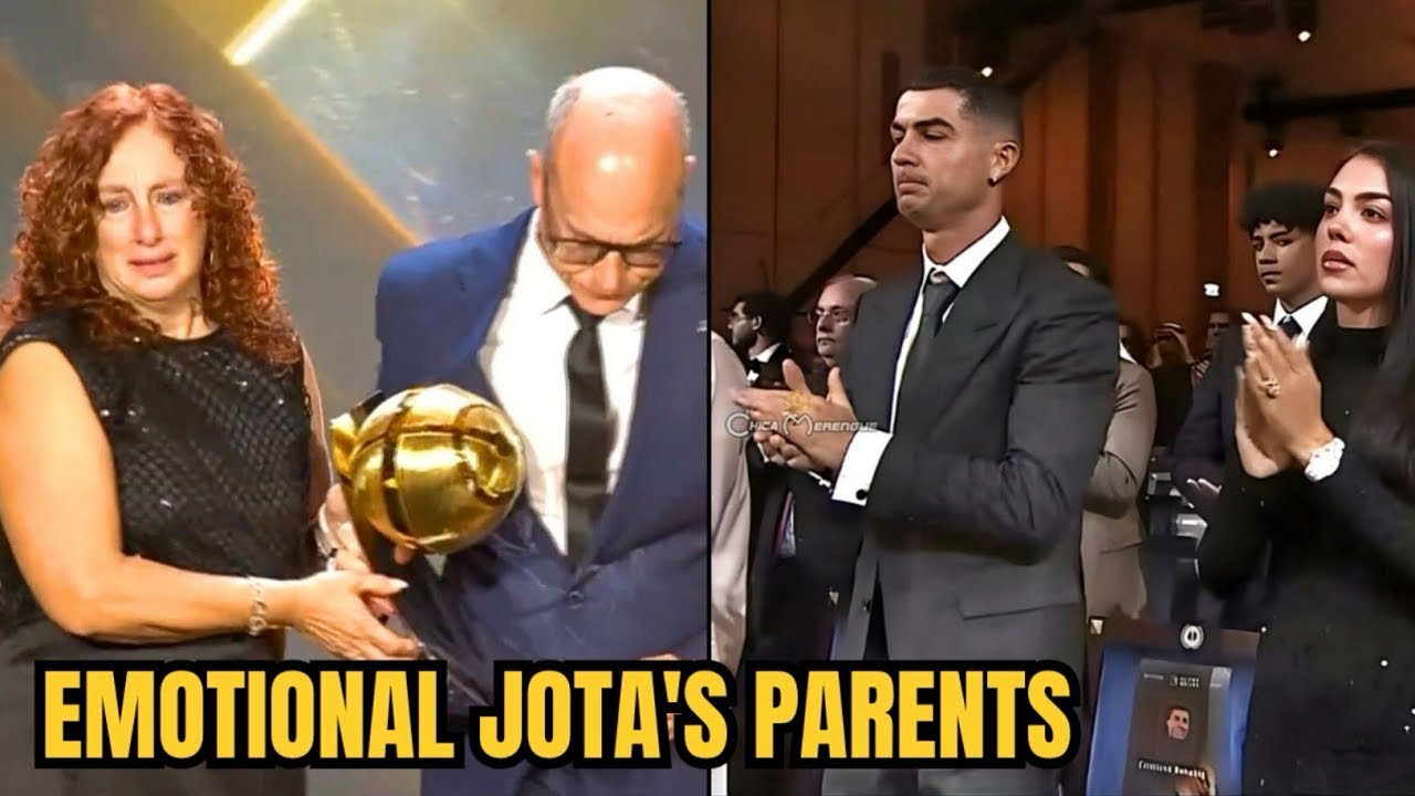 TEARS & TRIBUTE: DIOGO JOTA’S PARENTS HONOURED AT GLOBE SOCCER AWARDS 2025 💔🏆