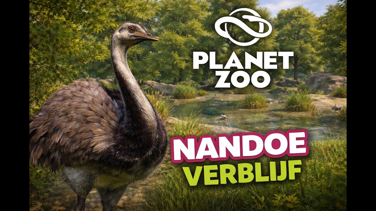 Een Natuurlijk Nandoe Verblijf! -Planet Zoo- Nederlandstalige speedbuild