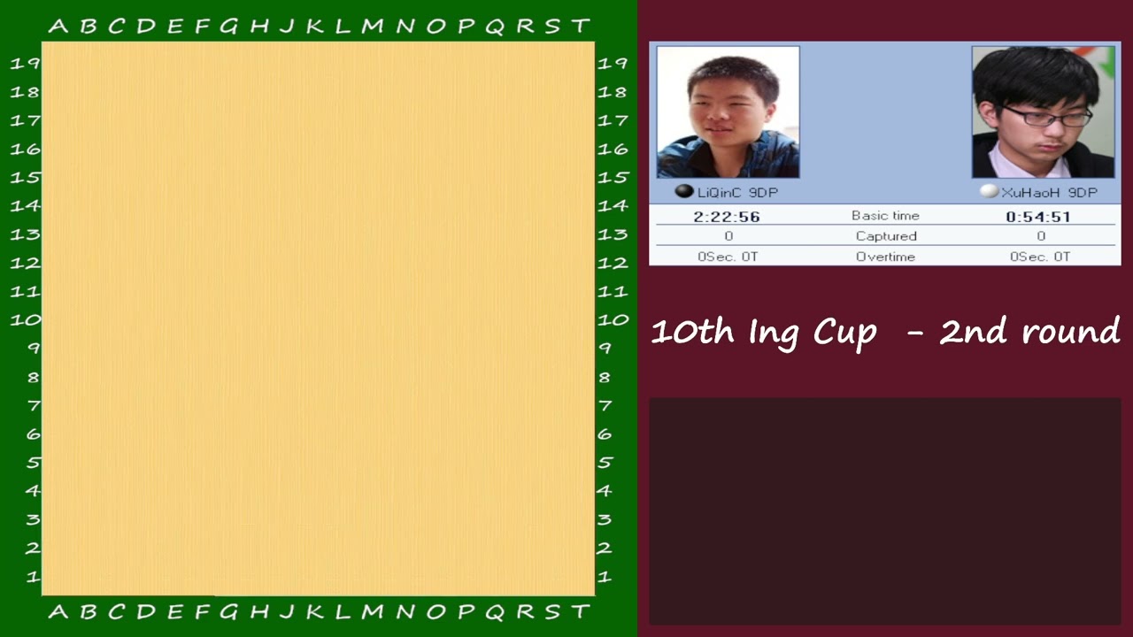 [EN/FR] 10th Ing Cup - 2nd round : Li Qincheng vs Xu Haohong