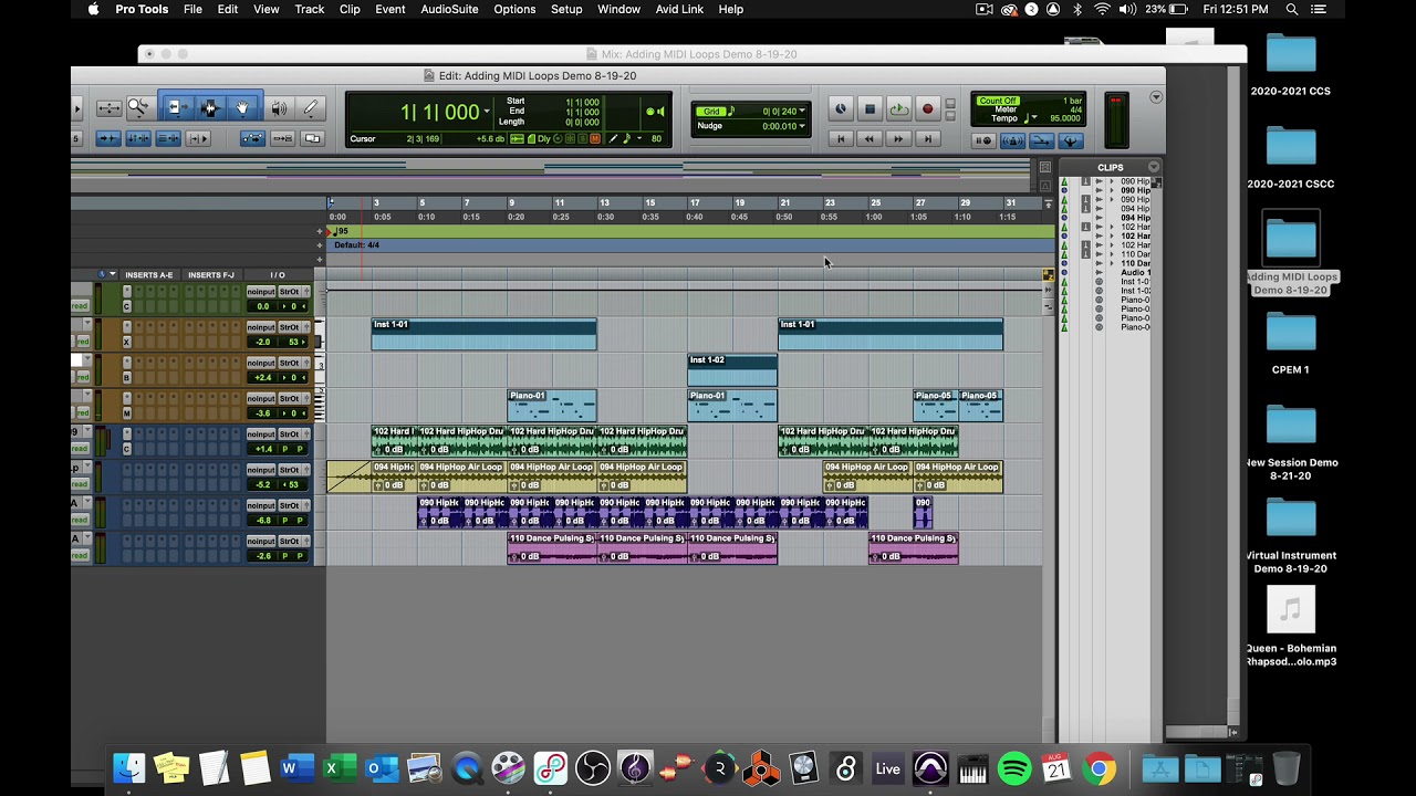 Pro Tools-  Bouncing Your Session