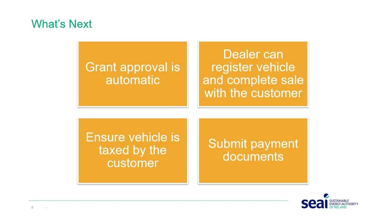 How to submit an EV grant application