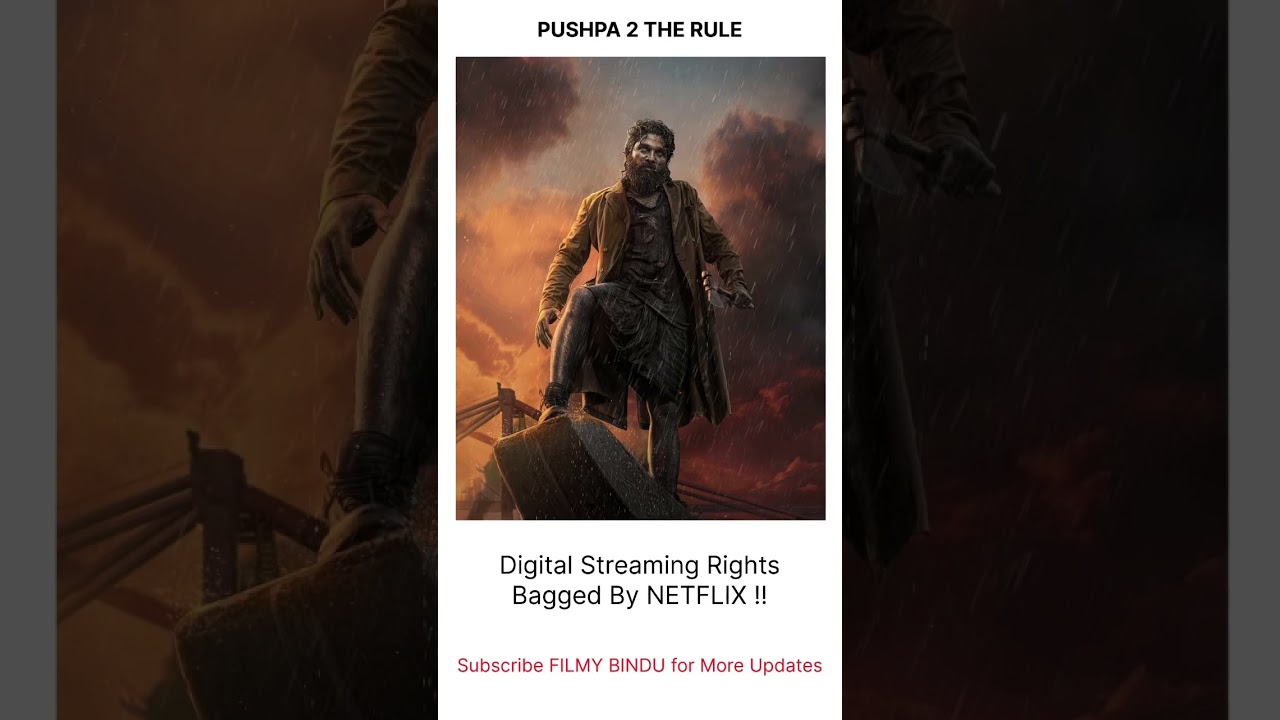 Pushpa 2 Digital Rights OTT Updates #Pushpa2 #AlluArjun #Sukumar #OTT #DigitalRights #Netflix #AA