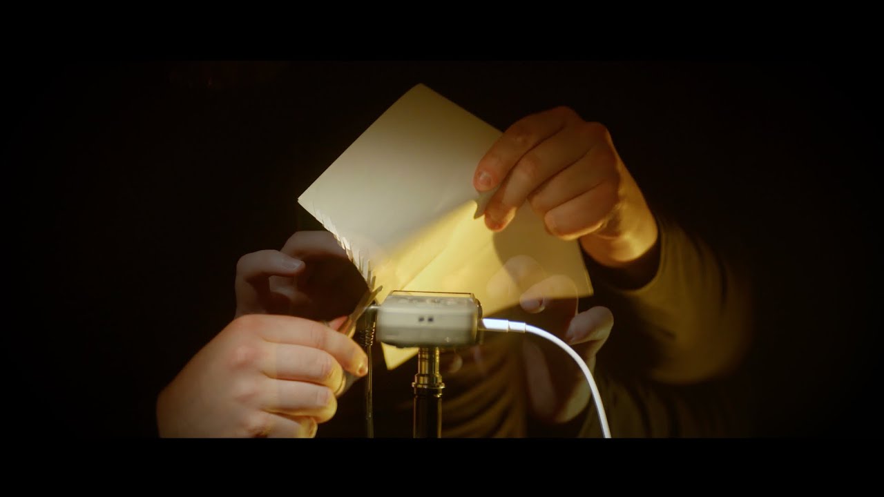 Scissor and Paper Cutting Sounds Layered TASCAM ASMR (no talking)