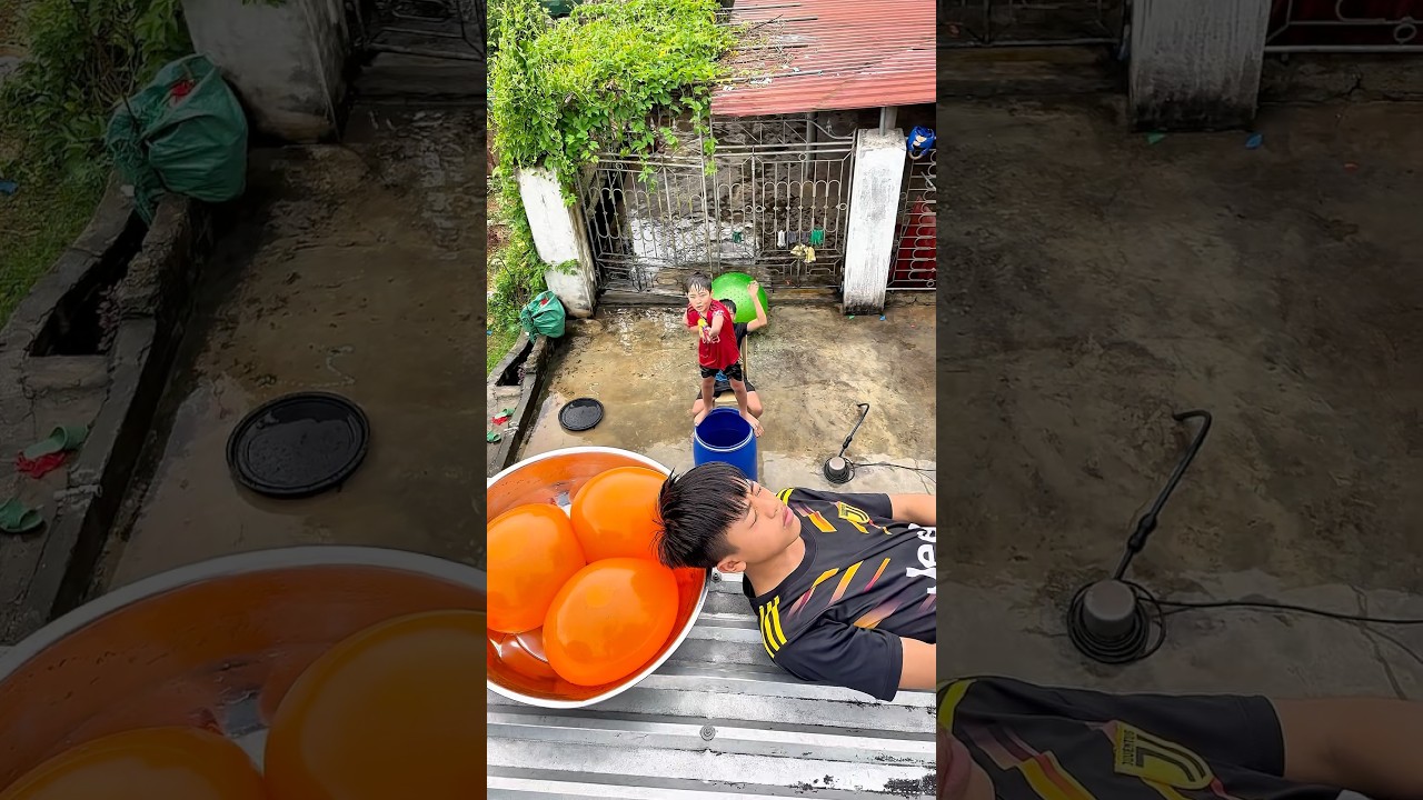 Balloon rain 😳🤫😰🤥