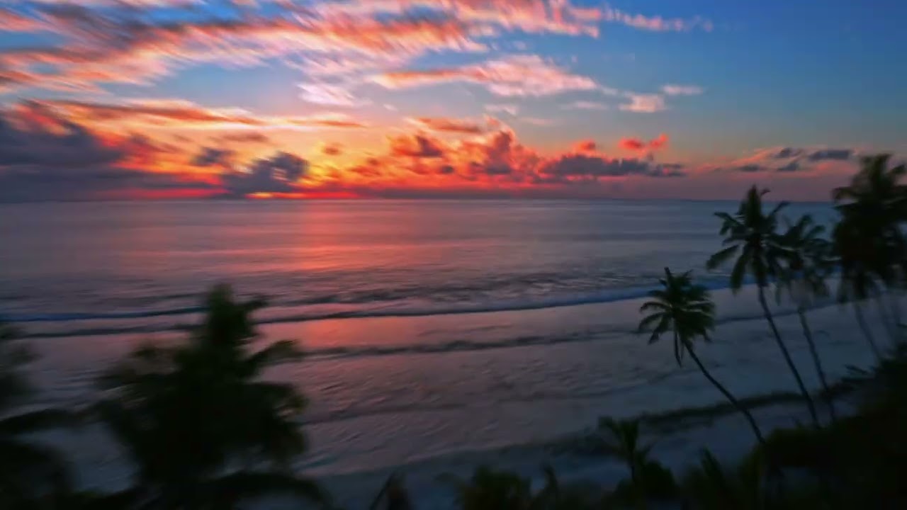 Natural Beach Motion Music | Deep Sleep | Evening Music | Spiritual Music | Spa | Relaxing Mindset |