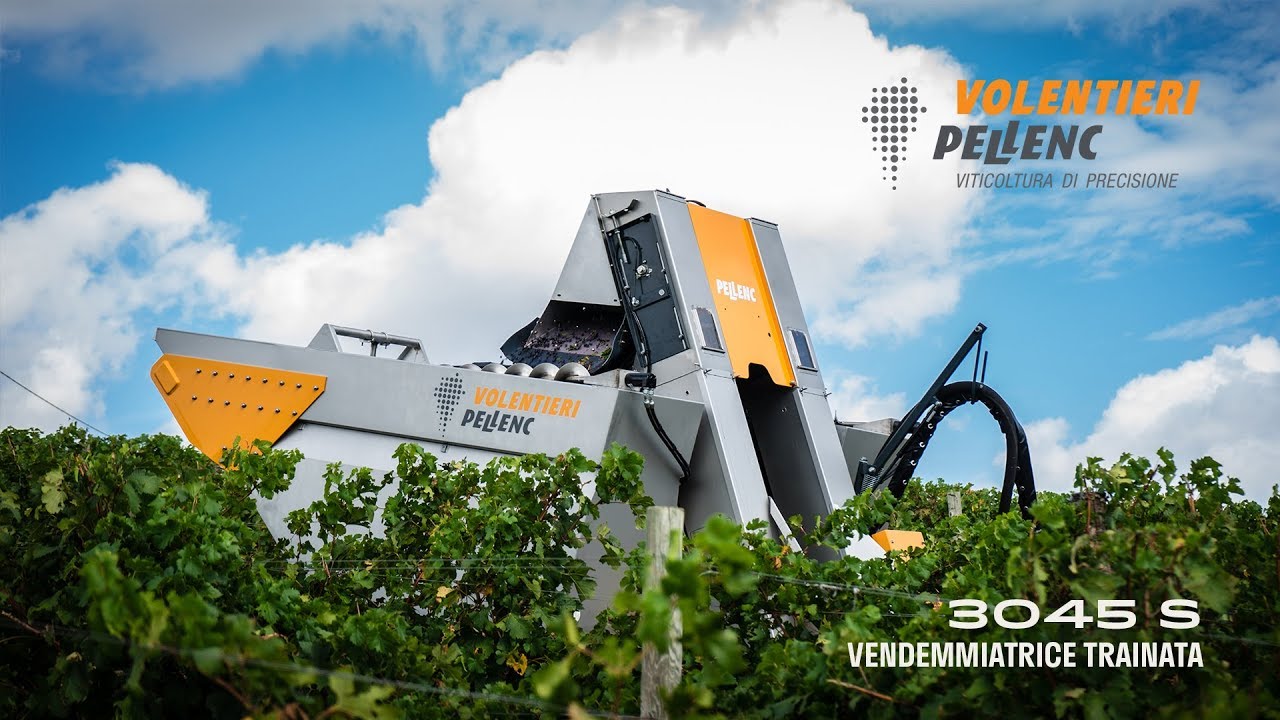 Vendemmiatrice trainata 3045 s Volentieri Pellenc