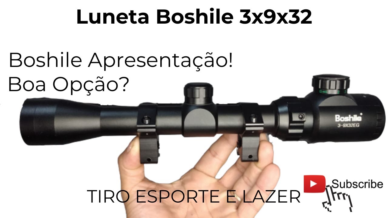 Olha quem chegou para a família - Nova Luneta Boshile 3x9x32EG - Em 2022 Será que é boa?
