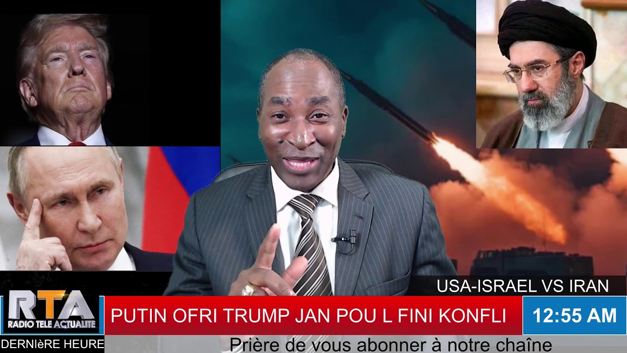 Prezidan trump deklare gè a preske fini; Prezidan Putin bay Trump kijan pou l mete fin ak gè a -