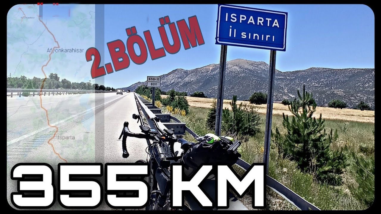 BİSİKLET İLE 355 KM | 15 SAAT 43 DK | ANTALYA