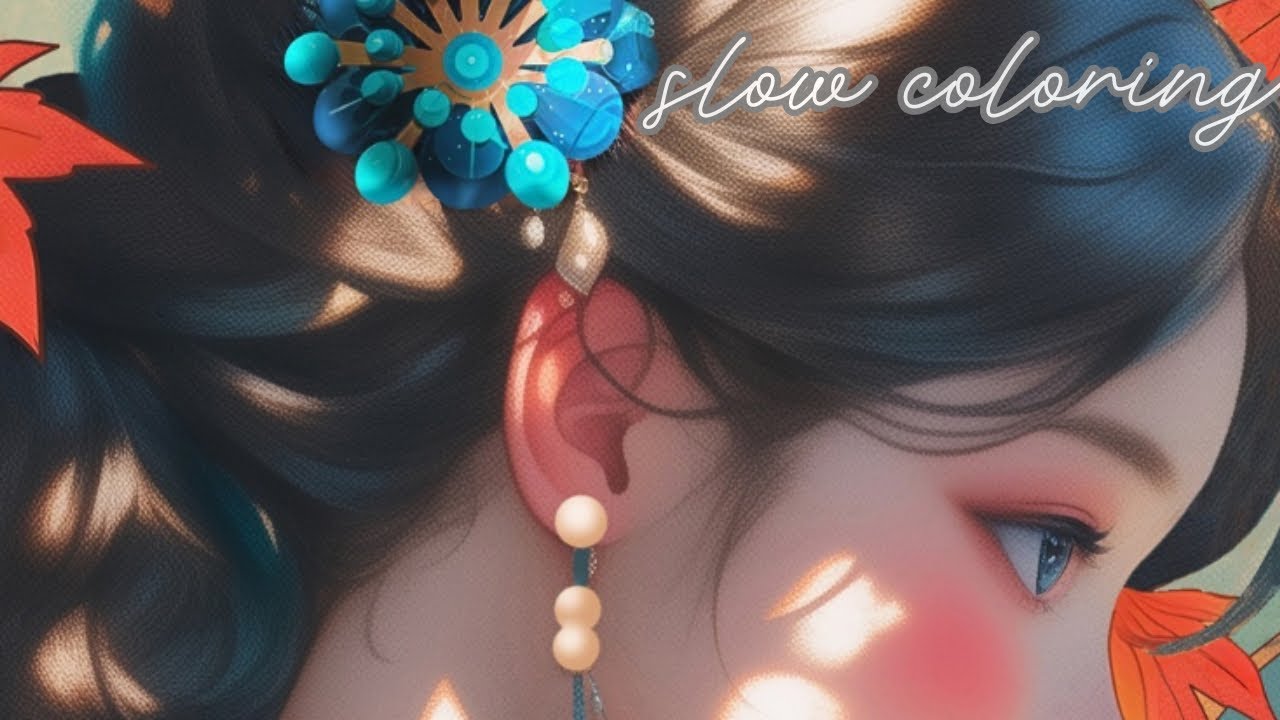 Slow Coloring Process | Calm Art to Relax Your Mind