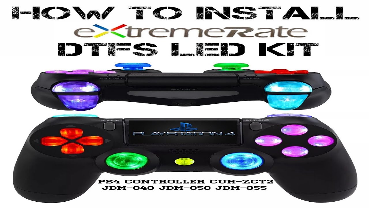 How To Install ExtremeRate PS4 Controller DTFS Led Kit (2020)