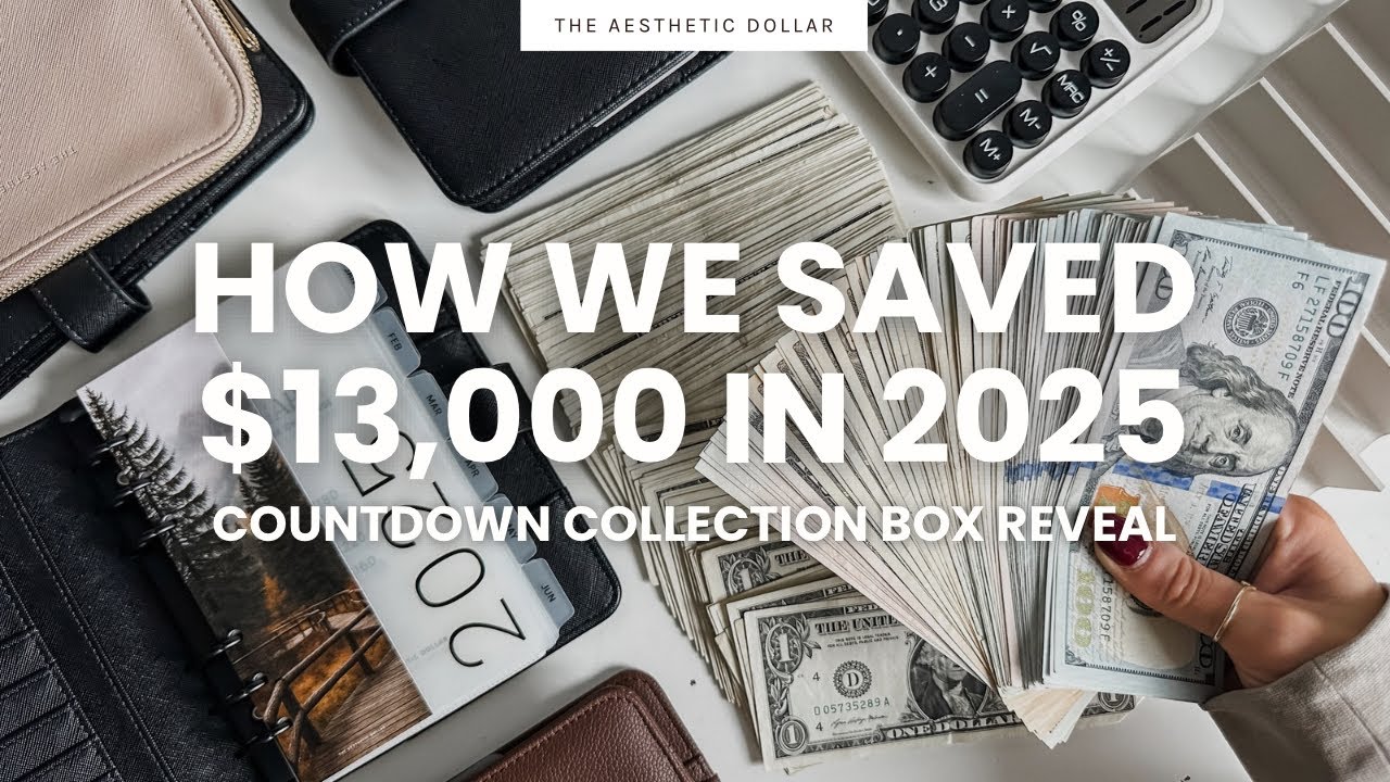 Countdown Collection Box Reveal 📦✨ Counting Our 2025 Savings Challenges | Cash Stuffing