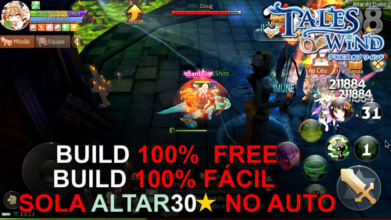 Como construir uma conta druida no tales of wind - Build de druida tales of wind