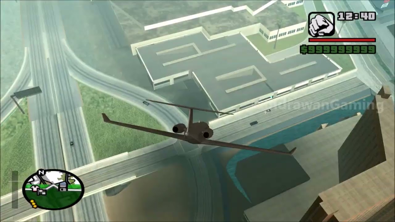 GTA San Andreas - Wasted And BOOM #383 (Airplane Crash)
