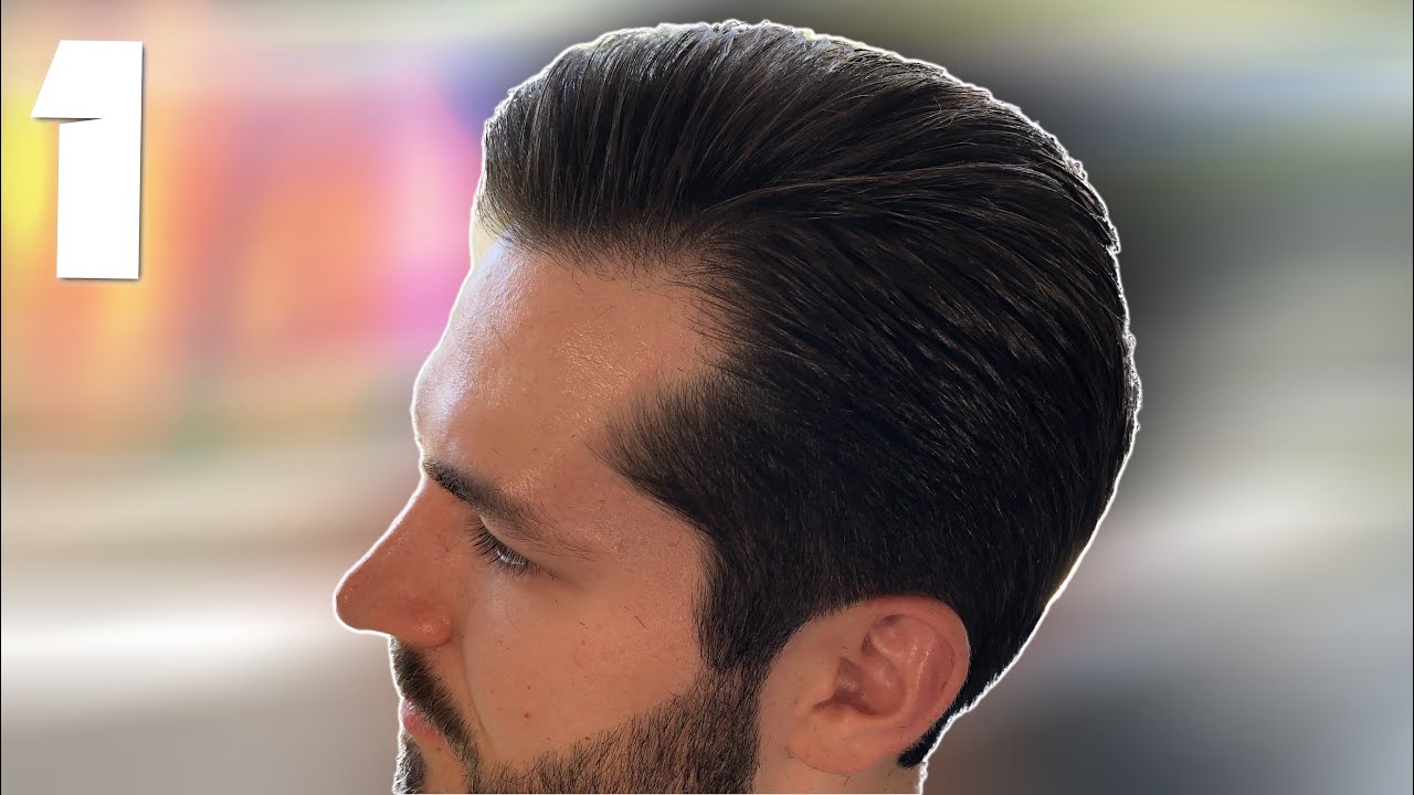 Classic-Scissors Traditional Men's Haircut STEP BY STEP