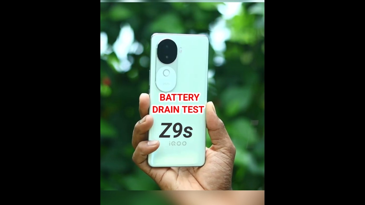 iqoo z9s 5g battery drain test 100%-0% 🔥🔥#iqooz9s #shorts