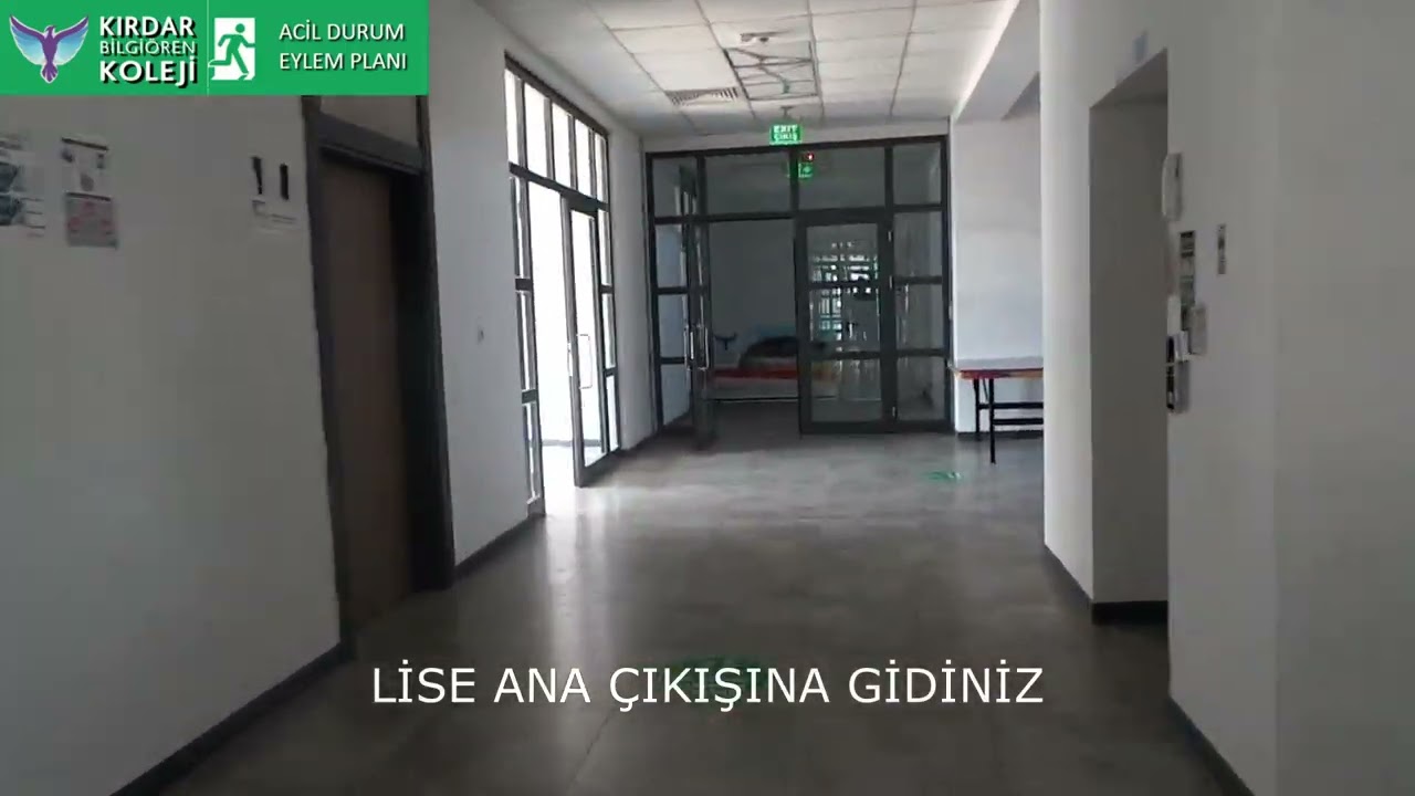 ACİL DURUM EYLEM PLANI (12-LİSE TÜM KATLAR)